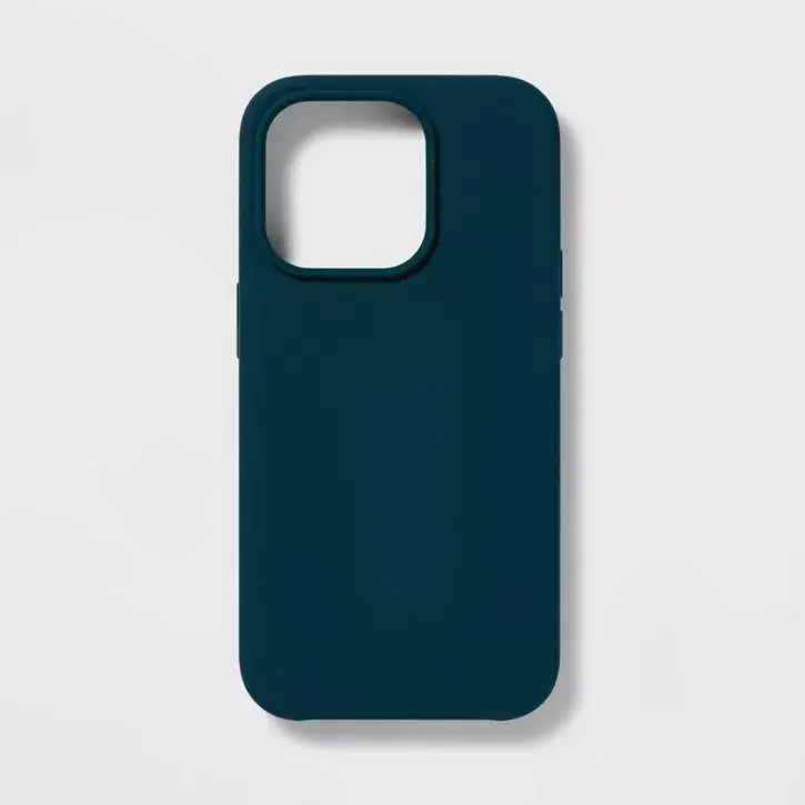 Funda iPhone 14 Pro Dark Teal Silicon - Heyday