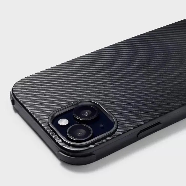 Funda iPhone 15 Plus & 14 Plus Rugged Black Megsafe - Heyday