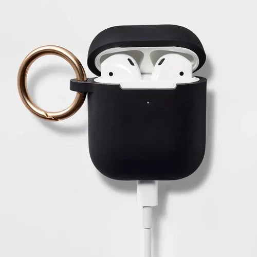 Funda AirPods Gen 1 Y 2 Silicón Con Clip - Heyday
