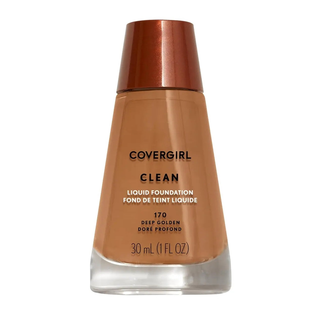 CoverGirl Clean Liquid Foundation Tono 170 Deep Golden