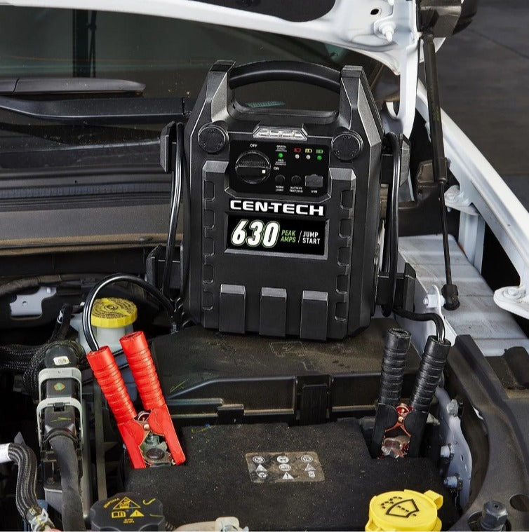 Arrancador Portátil de Batería 630 Amperios para Auto - Cen-Tech (Usado-Nuevo)