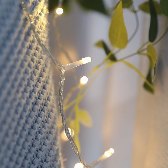 Luces LED Decorativas 10m 200 LEDs Blanco Cálido – KooPower