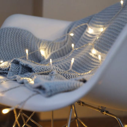 Luces LED Decorativas 10m 200 LEDs Blanco Cálido – KooPower