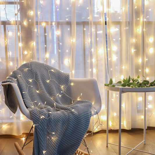 Luces LED Decorativas 10m 200 LEDs Blanco Cálido – KooPower