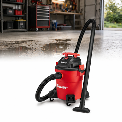 Aspiradora Para Seco Y Húmedo De 6 Gal Y 4HP - Bauer (Usado-Como nuevo)