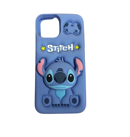 Funda iPhone 13 Pro Stitch 3D Silicona Con Popsocket