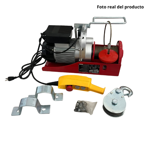 Winch Eléctrico 2000 lb 33 pies/min Control Remoto - Pittsburgh (Caja abierta)