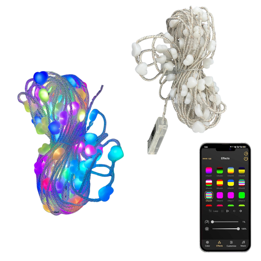 Luces LED Corazón RGB 100 LEDs App USB – Brizled