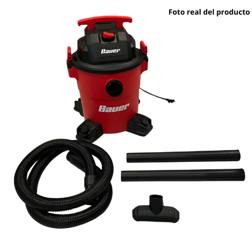 Aspiradora Para Seco Y Húmedo De 6 Gal Y 4HP - Bauer (Usado-Como nuevo)