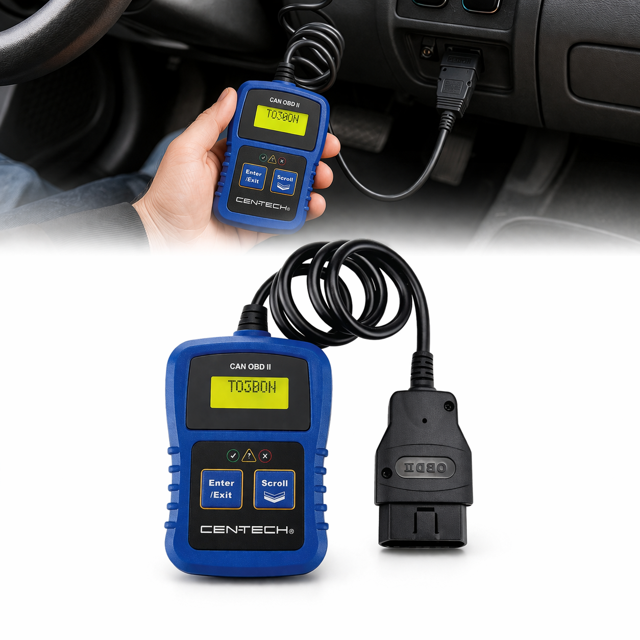 Scanner Automotriz OBD2 Cen-Tech
