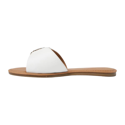 Sandalias Mujer Nesryn Raffia Concha Slide – Universal Thread 25mx