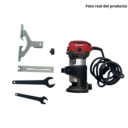 Router Fresadora 30000 RPM 6.5A Velocidad Variable - Bauer