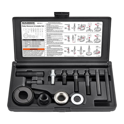 Kit Extractor e Instalador de Poleas Alternador 12 Piezas - Maddox