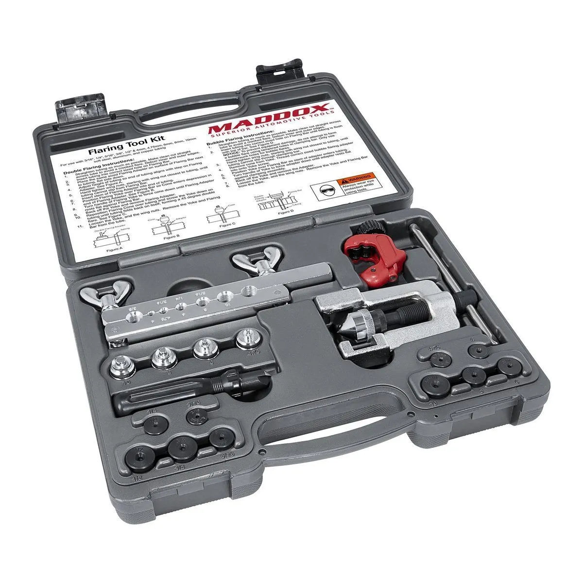 Kit Abocardador Tubo Flaring Tool 1/8 a 5/8 - Maddox