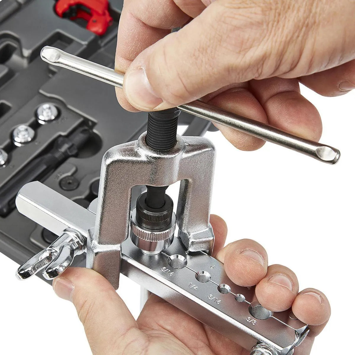 Kit Abocardador Tubo Flaring Tool 1/8 a 5/8 - Maddox