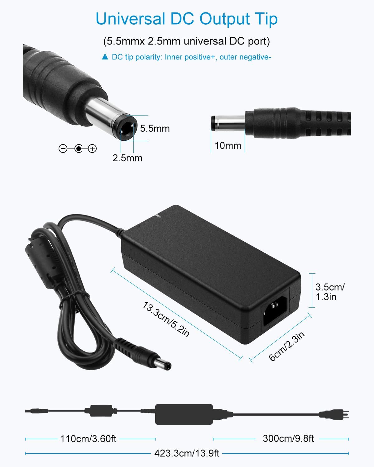 Adaptador Universal Ac/dc 24v 4a 96w Ljh074-240040w