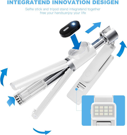 Tripie Selfie Stick Bluetooth Extensible 100cm P60D - Stand