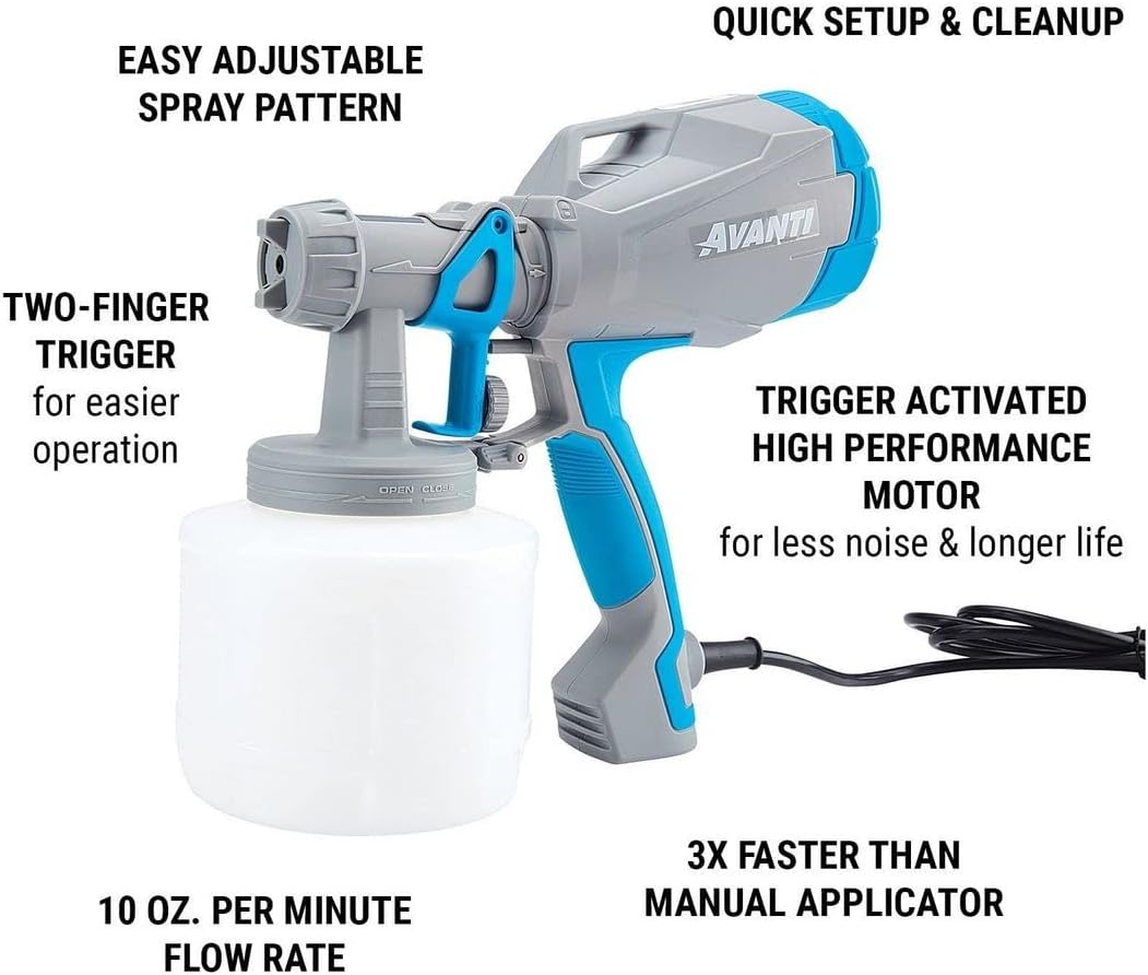 Pulverizador Portátil De Pintura Y Tinte Hvlp - Avanti Av100 (Usada)