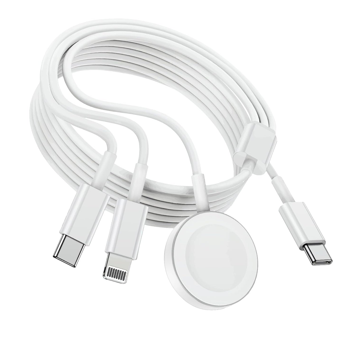 Cable 3 en 1 Apple Watch iPhone USB C 2m – ZHUDELE