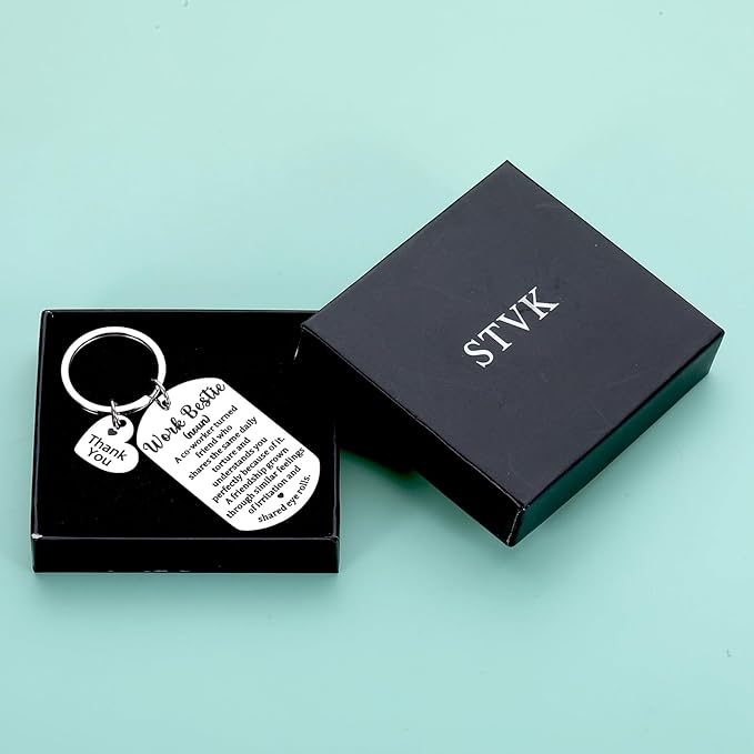 Llavero Work Bestie Regalo Divertido Para Compañeros