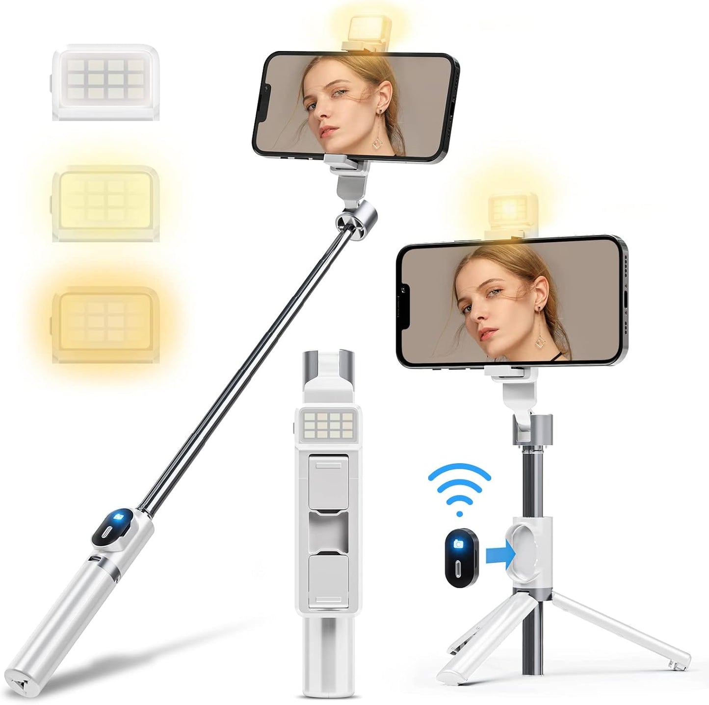 Tripie Selfie Stick Bluetooth Extensible 100cm P60D - Stand
