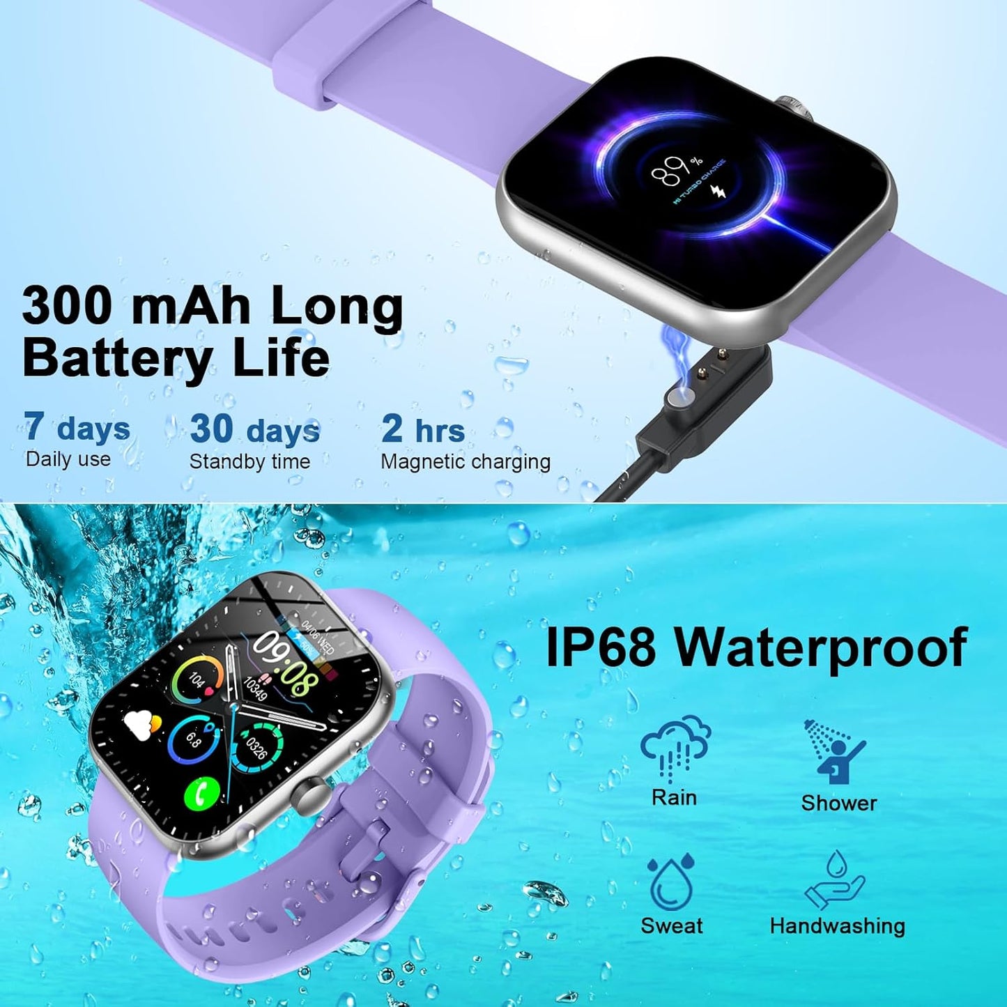Smartwatch 1.96" Llamadas IP68 Fitness - Y66 Motask
