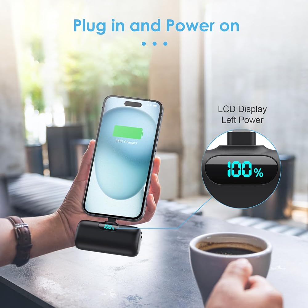 Power Bank USB-C 5000mAh Carga Rápida PD Mini - ROHS (Caja Abierta)