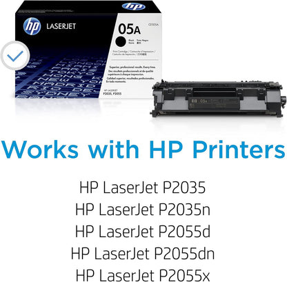 Cartucho Tóner HP 05A Negro LaserJet Original (CE505A)