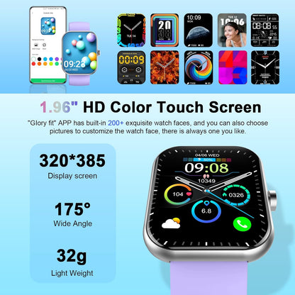 Smartwatch 1.96" Llamadas IP68 Fitness - Y66 Motask
