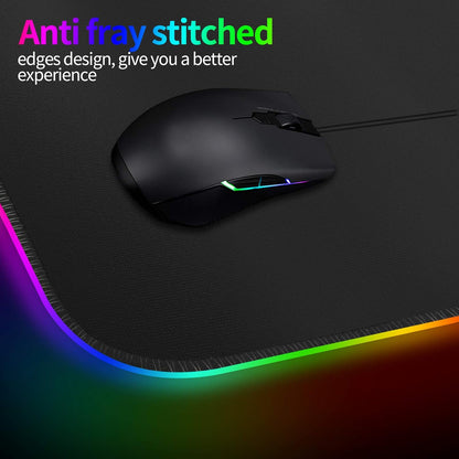 Mouse Pad Gamer RGB LED 35x25 cm Antideslizante JZL001 - ROHZ