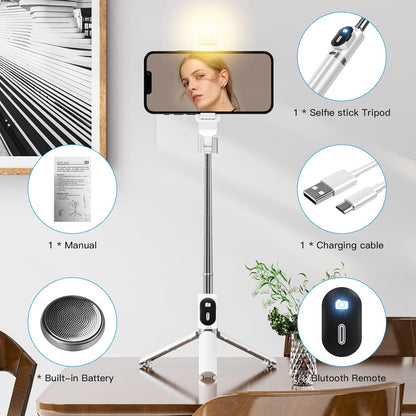 Tripie Selfie Stick Bluetooth Extensible 100cm P60D - Stand