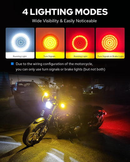 Intermitentes LED 1157 Harley Davidson 81 LED - Benlari