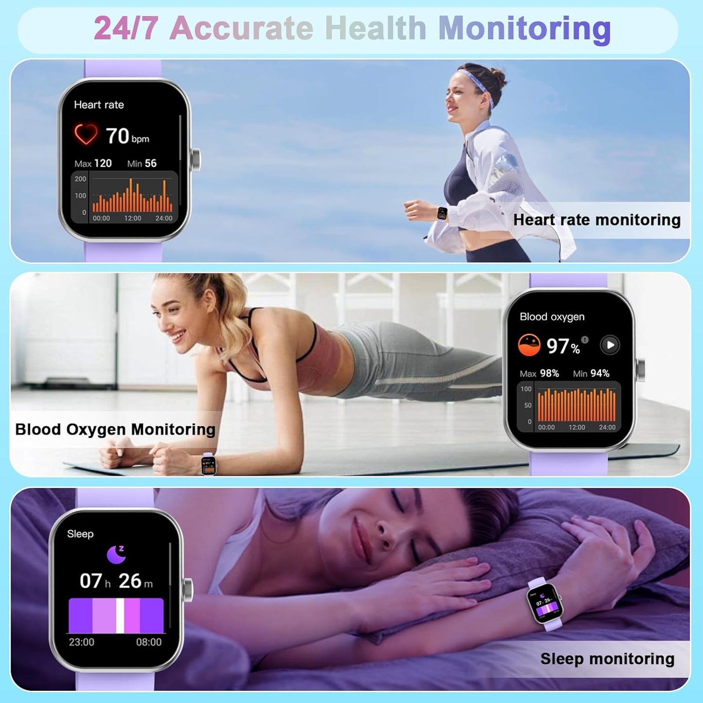 Smartwatch 1.96" Llamadas IP68 Fitness - Y66 Motask