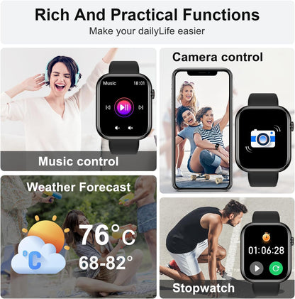 Smartwatch 1.85" Llamadas IP68 112 Deportes P45 Plus
