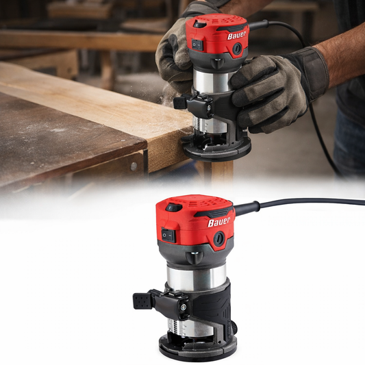 Router Fresadora 30000 RPM 6.5A Velocidad Variable - Bauer