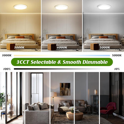 Lámpara LED Techo 7" 15W 3 Tonos Regulable – Brightever (2 Pzas)