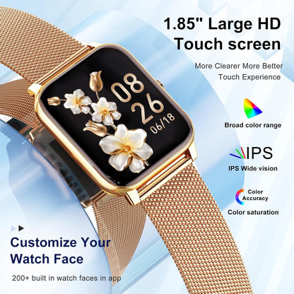 Smartwatch 1.85" Llamadas IP68 112 Deportes P90 - Boquaw