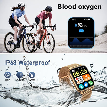 Smartwatch 1.85" Llamadas IP68 112 Deportes P90 - Boquaw