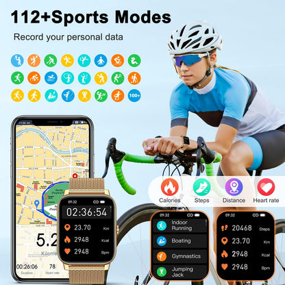 Smartwatch 1.85" Llamadas IP68 112 Deportes P90 - Boquaw