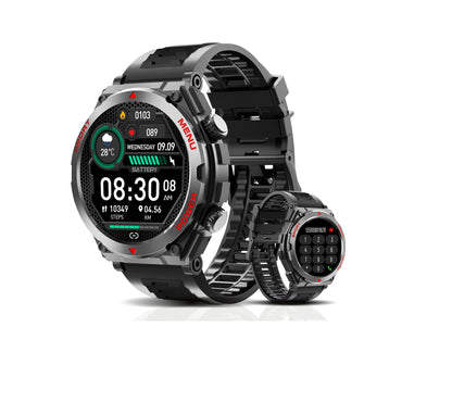 Smartwatch Militar 1.52" Llamadas IP68 S66 - Fitness Tracker