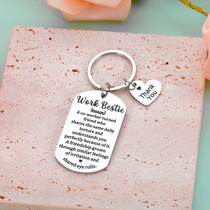 Llavero Work Bestie Regalo Divertido Para Compañeros