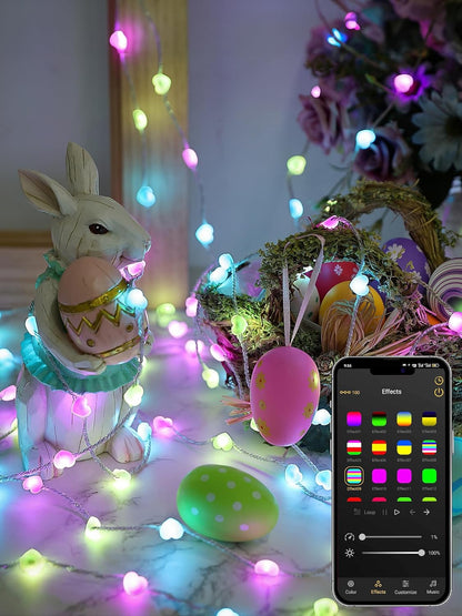 Luces LED Corazón RGB 100 LEDs App USB – Brizled