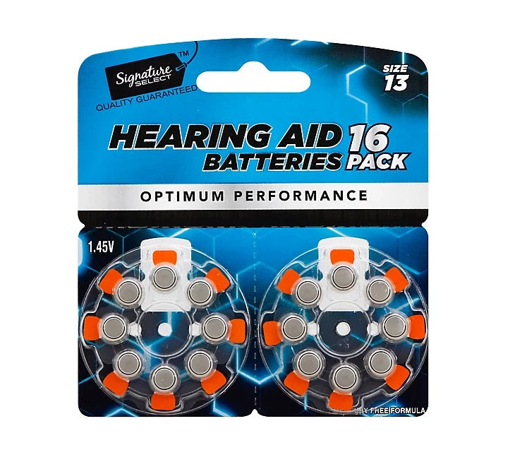 Pilas Audífono 312 1.45V 16 Piezas Zinc Air – Signature