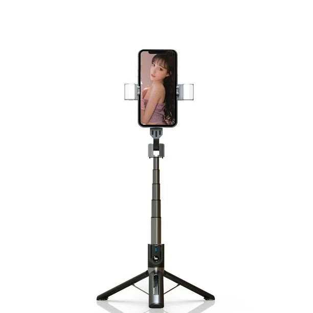 Selfie Stick Tripié con Luz 1.14 m Dual Bluetooth P96D-2  Firm & Steady