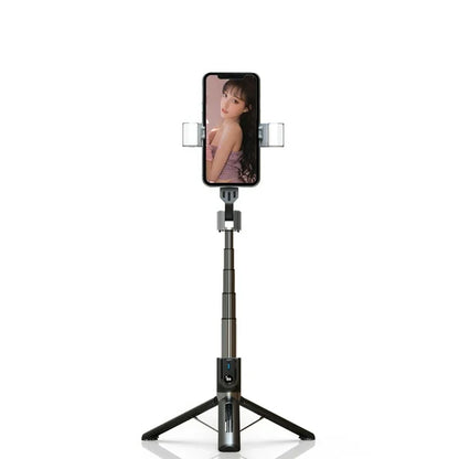 Selfie Stick Tripié con Luz 1.14 m Dual Bluetooth P96D-2  Firm & Steady