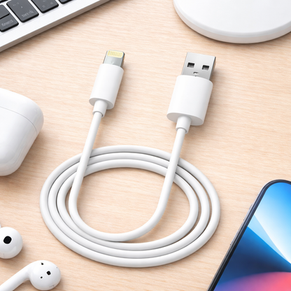 Cable Lightning a USB 1m – Carga y Datos 1m