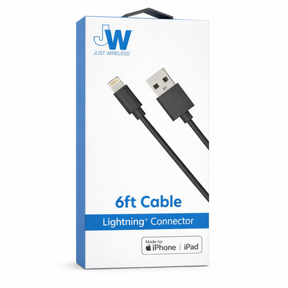 Cable Lightning a USB 1.8m Carga y Datos – Just Wireless