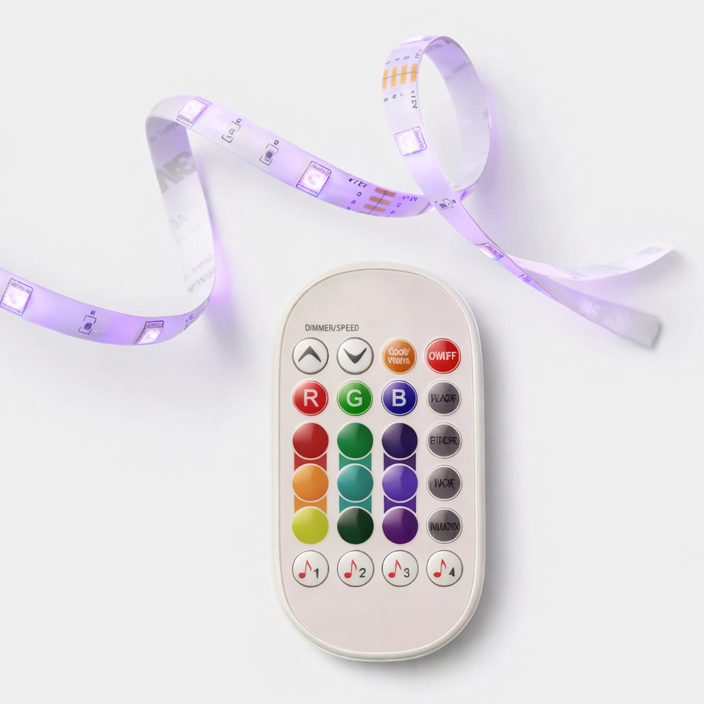 Tira LED RGB 5m Multicolor Control Remoto – Heyday