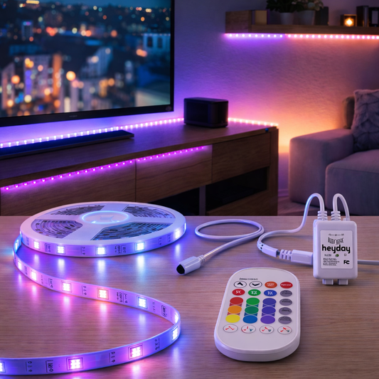 Tira LED RGB 5m Multicolor Control Remoto – Heyday