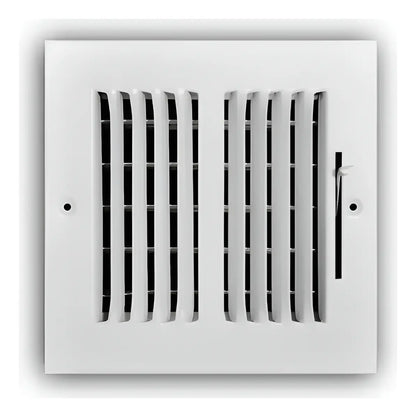 Rejilla 2 Vías Acero Blanca Pared O Techo - Everbilt